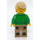 LEGO Vrouw in Groen Jasje Minifiguur