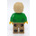 LEGO Vrouw in Groen Jasje Minifiguur