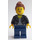 LEGO Vrouw in Leather Jasje met Dark Blauw Poten Minifiguur