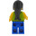 LEGO Vrouw in Limoen Tanktop Minifiguur