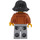 LEGO Kvinde i Medium Dark Kød Jakke Minifigur