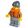 LEGO Woman in Medium Dark Flesh Jacket Minifigure