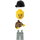 LEGO Woman im Medium Dark Flesh Jacket Minifigur