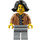 LEGO Woman in Medium Dark Flesh Jacket Minifigure