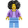 LEGO Woman in Medium Lavendar Jacket minifiguur