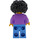 LEGO Woman dans Medium Lavendar Jacket Figurine