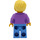 LEGO Mujer en Medium Lavanda Chaqueta Minifigura