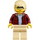 LEGO Frau im Open Dunkelrot Jacke Minifigur