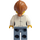 LEGO Woman in Open Lab Coat minifiguur