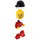 LEGO Woman dans rouge Patterned Dress Figurine