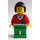 LEGO Frau im Rot Hemd mit Bogen Minifigur