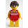 LEGO Woman in Rood Swimsuit minifiguur