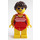 LEGO Femme dans Rouge Maillot de bain Minifigurine