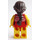 LEGO Femme dans Rouge Maillot de bain Minifigurine