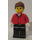 LEGO Woman im Riding Jacket und Pferdeschwanz Minifigur