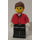 LEGO Woman in Riding Jacket and Ponytail Minifigure