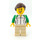 LEGO Woman in Wit Jacket minifiguur