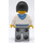 LEGO Kvinde i hvid Sweater Minifigur