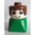 LEGO Woman sur Green Base Duplo Figure