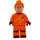 LEGO Woman - Orange Soccer Goalie Minifigur