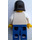 LEGO Woman Shell Torso, Blue Legs, Black Hair Minifigure