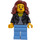 LEGO Femme avec Noir Leather Veste Minifigurine