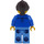 LEGO Woman met Blauw Jacket minifiguur