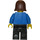 LEGO Woman mit Blau Shirt Minifigur