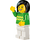 LEGO Mujer con Verde brillante Jersey Minifigura