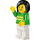 LEGO Woman mit Bright Green Sweater Minifigur