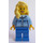 LEGO Kvinna med Bright Ljus Gul Hår  Minifigur