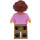 LEGO Vrouw met Bright Roze Shirt Minifiguur