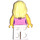 LEGO Woman with Bright Pink Striped Shirt Minifigure