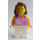 LEGO Woman met Bright Pink Top minifiguur