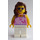 LEGO Woman with Bright Pink Top Minifigure