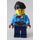 LEGO Woman met Dark Azure Jacket minifiguur