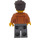 LEGO Woman with Dark Flesh Jacket Minifigure