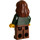 LEGO Woman with Dark Green Jacket Minifigure