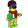 LEGO Woman with Dark Hair and Red Scarf - First League Minifigure