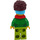 LEGO Woman mit Dark Haar und rot Schal - First League Minifigur