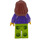 LEGO Woman with Dark Purple Jacket Minifigure