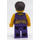 LEGO Woman with Dark Purple Shirt with Flowers Minifigure