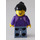 LEGO Woman with Dark Purple Zipped Jacket