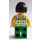 LEGO Kvinde med Grøn Patterned Skjorte Minifigur