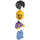 LEGO Woman with Lavender Jacket and Big Hair Minifigure