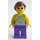 LEGO Woman met Lime Top minifiguur