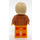 LEGO Mujer con Medium Dark Carne Chaqueta Minifigura