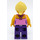 LEGO Kvinne med Rosa Skjorte Minifigur