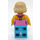 LEGO Woman mit Pink Striped oben Minifigur