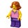 LEGO Woman with Pink Striped Top Minifigure